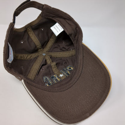 PHRC Planet Hollywood Strapback Hat Brown One Size Adjustable 6 Panel