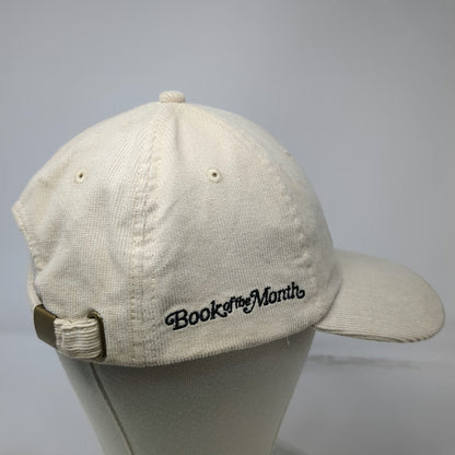 Book of the Month Beige Baseball Cap One Size Corduroy Well-read Side Logo Hat