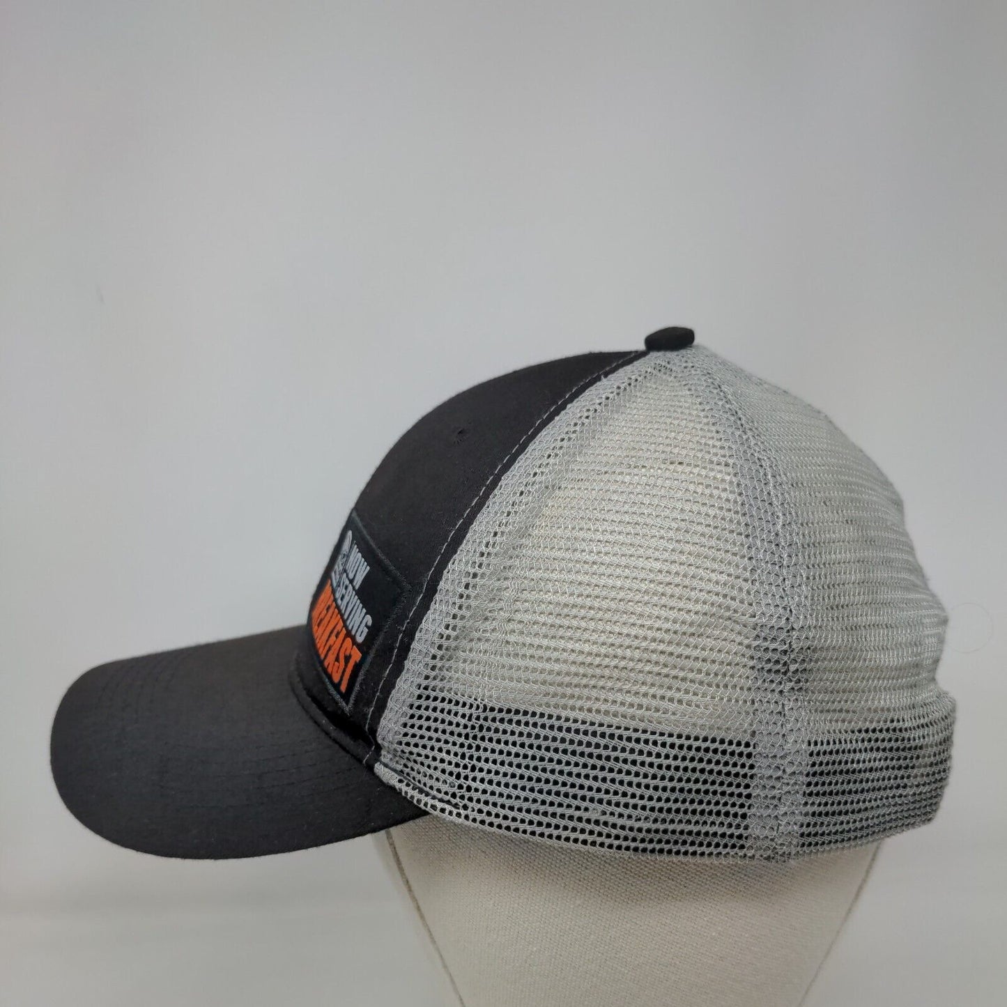 Taco Bell Now Serving Breakfast Snapback Trucker Hat Black RG Mesh Back