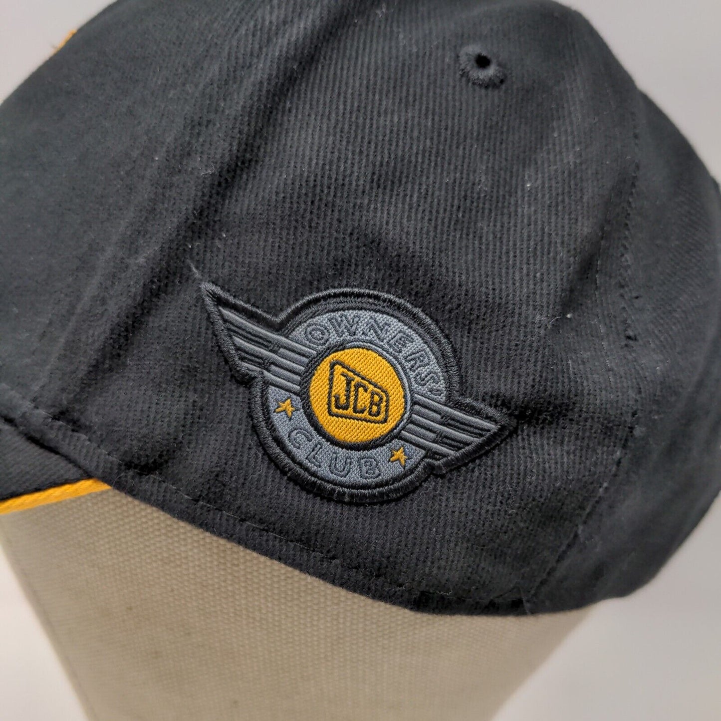 JCB Men's Slideback Hat Black Owners Club Member Embroidered Logo