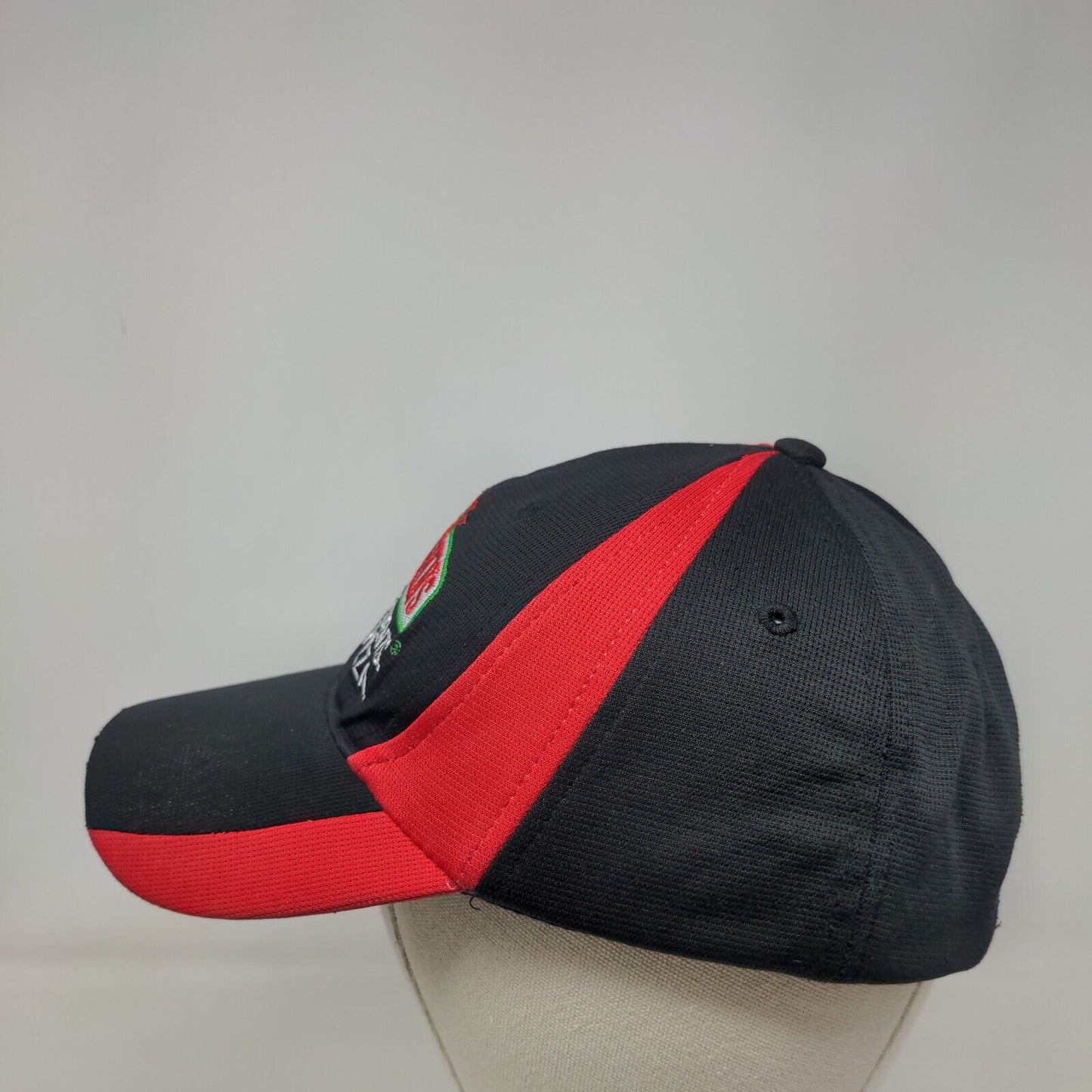 Papa John's Pizza Strapback Hat Black One Size Embroidered Adjustable