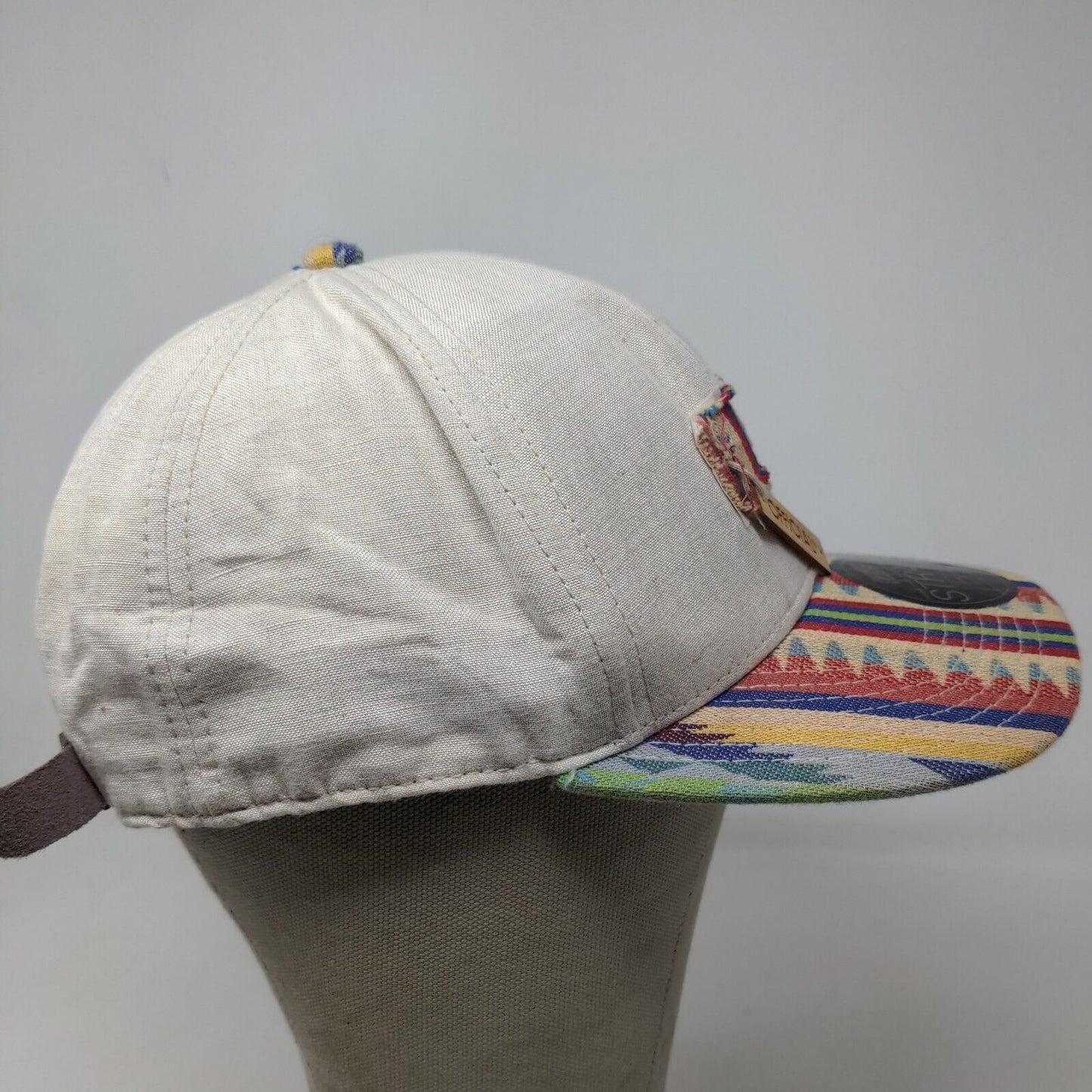 Official Men's Slideback Hat Multicolored OSFA Southwestern Pattern Logo