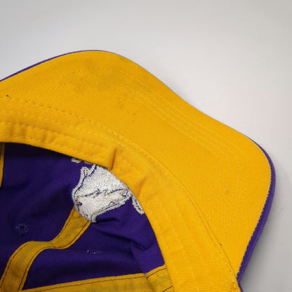 Cobra College of Idaho Yotes Purple One Size Hat Slideback Yellow Underbrim Logo