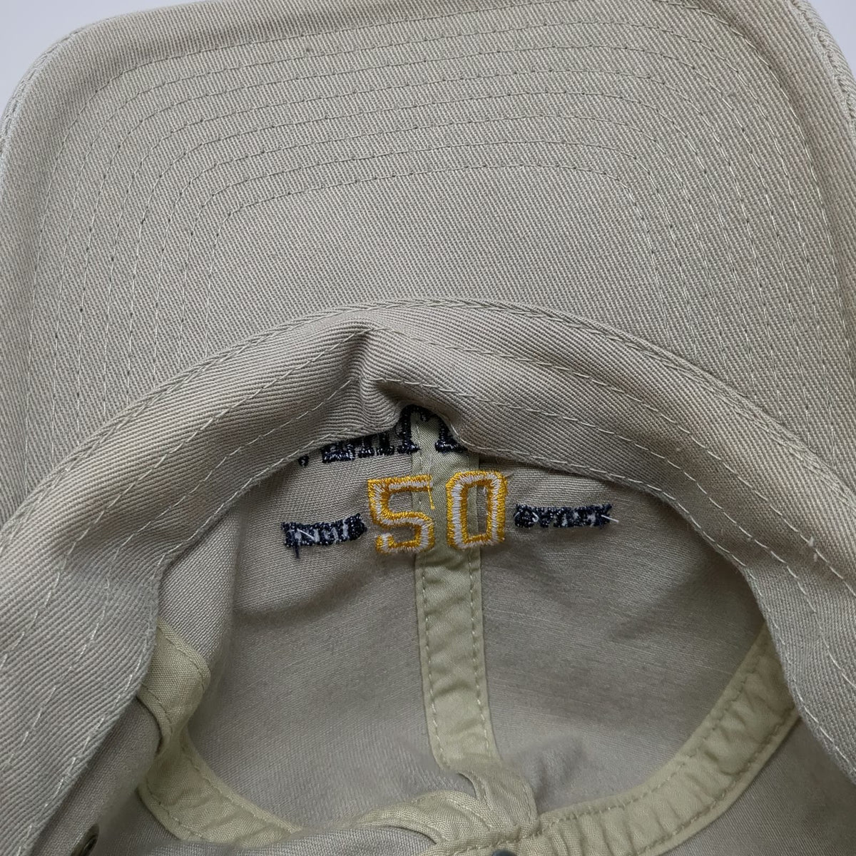 Eddie Bauer Baseball Cap Beige OSFM Athletics 20 Embroidered Cotton Slideback
