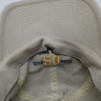 Eddie Bauer Baseball Cap Beige OSFM Athletics 20 Embroidered Cotton Slideback