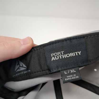 Luxury Lawn Care Fitted Hat Gray L/XL Flexfit Delta Port Authority