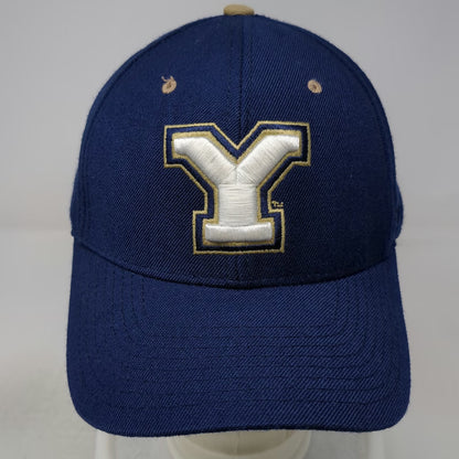 BYU Cougars NCAA Zephyr Baseball Cap Blue 7 1/2 Wool Blend Fitted White Gold Hat