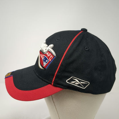 New England Patriots NFL Reebok Black One Size 2003 AFC Conference Champions Hat