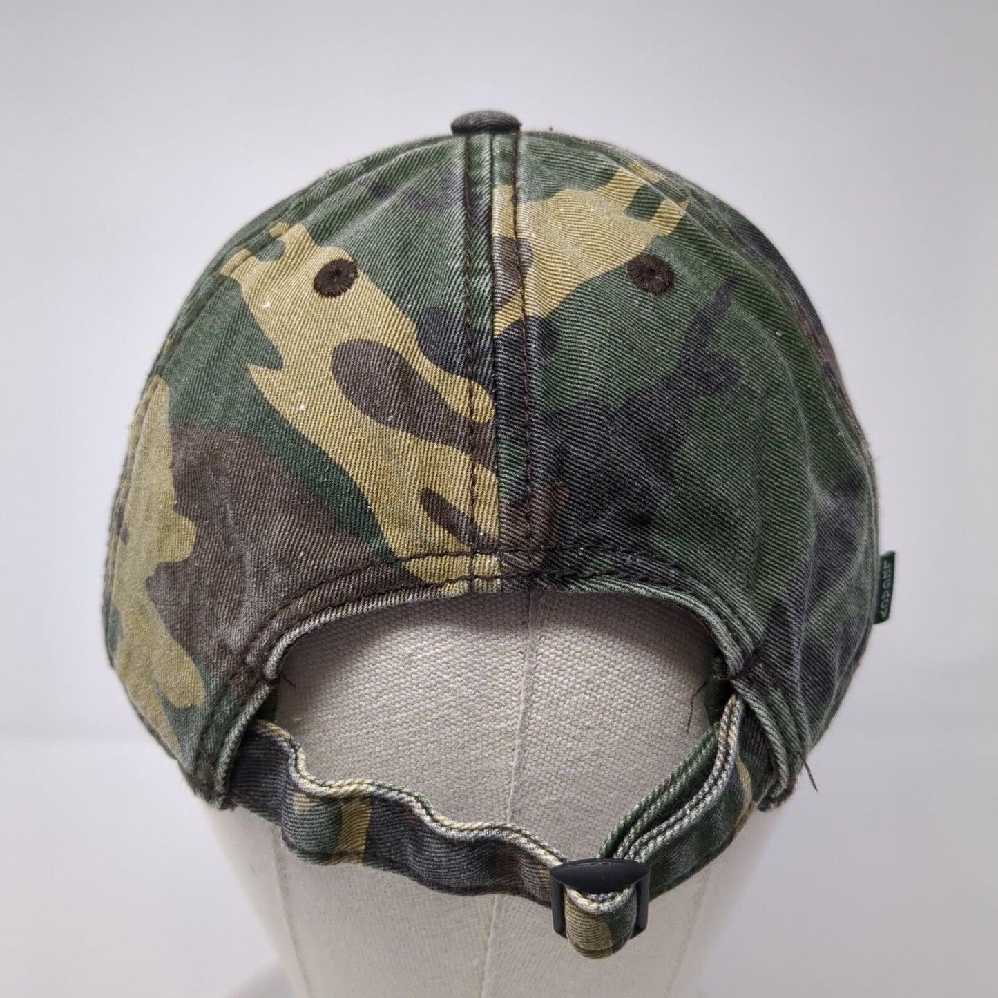 Mountain River Outfitters Strapback Hat Camouflage OS Adjustable Patch Legacy