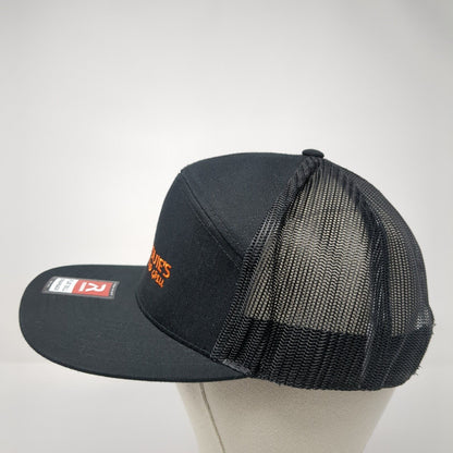 Ling & Louie's Asian Bar and Grill Trucker Hat Black One Size Mesh Back