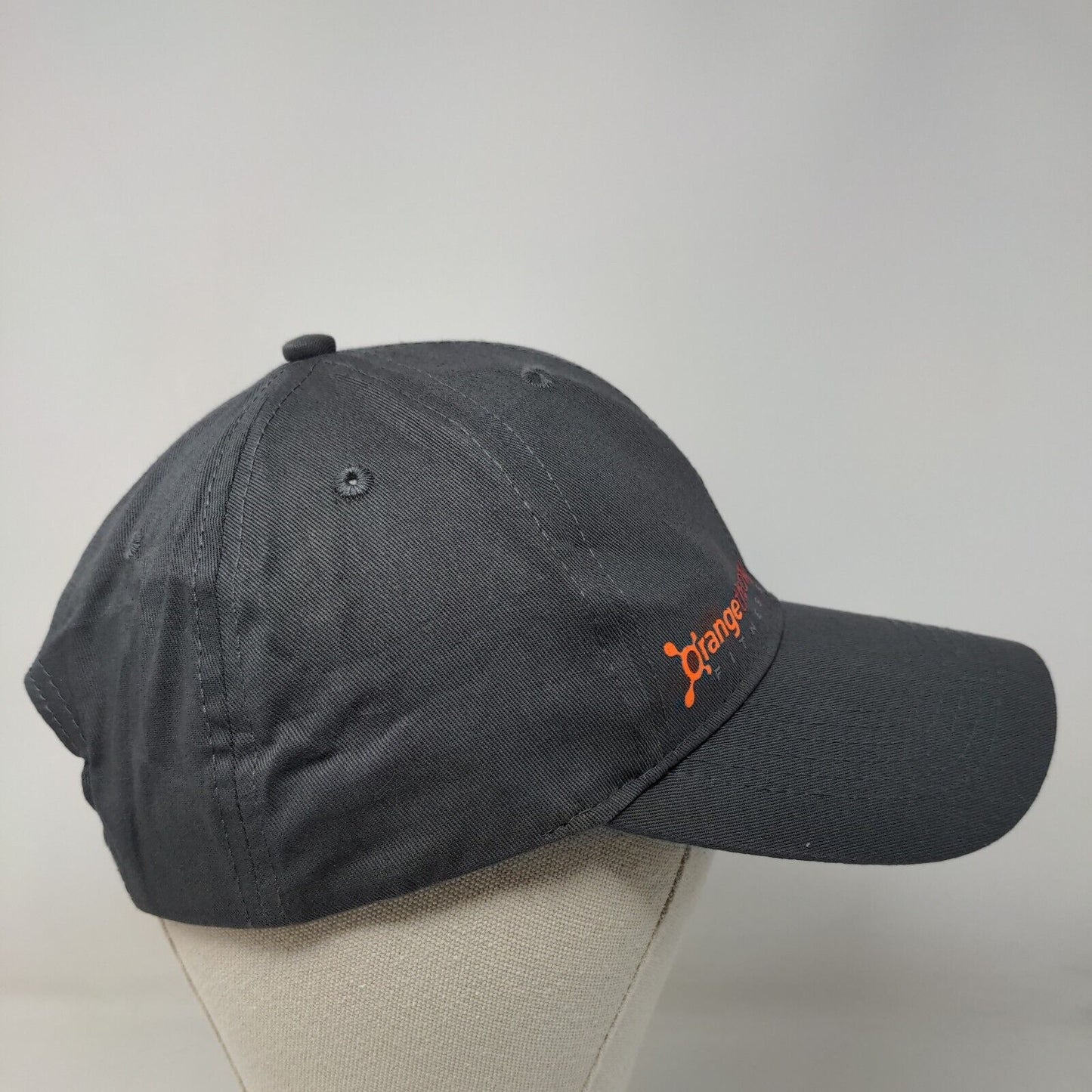 Orange Theory Fitness Snapback Hat Gray One Size Adjustable Vented Holes 6 Panel