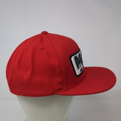 Man Seek And Destroy Snapback Hat Red One Size The Classics Yupoong