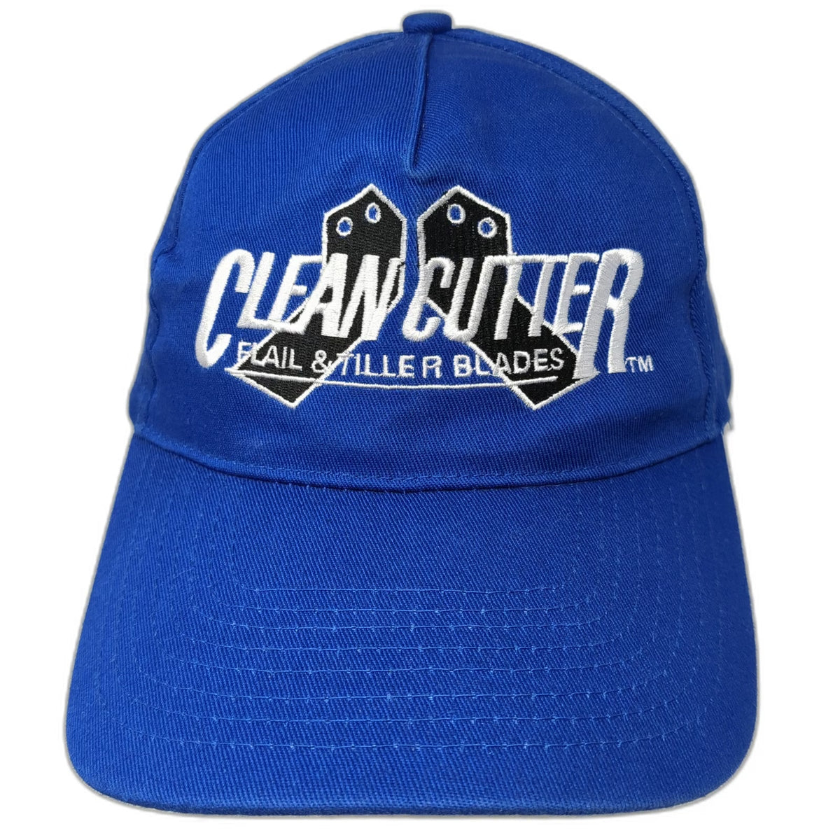 Blue 5 Panel One Size Clean Cutter Flail Tiller Blades 50th Anniversary Hat