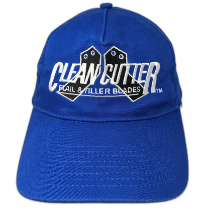 Blue 5 Panel One Size Clean Cutter Flail Tiller Blades 50th Anniversary Hat