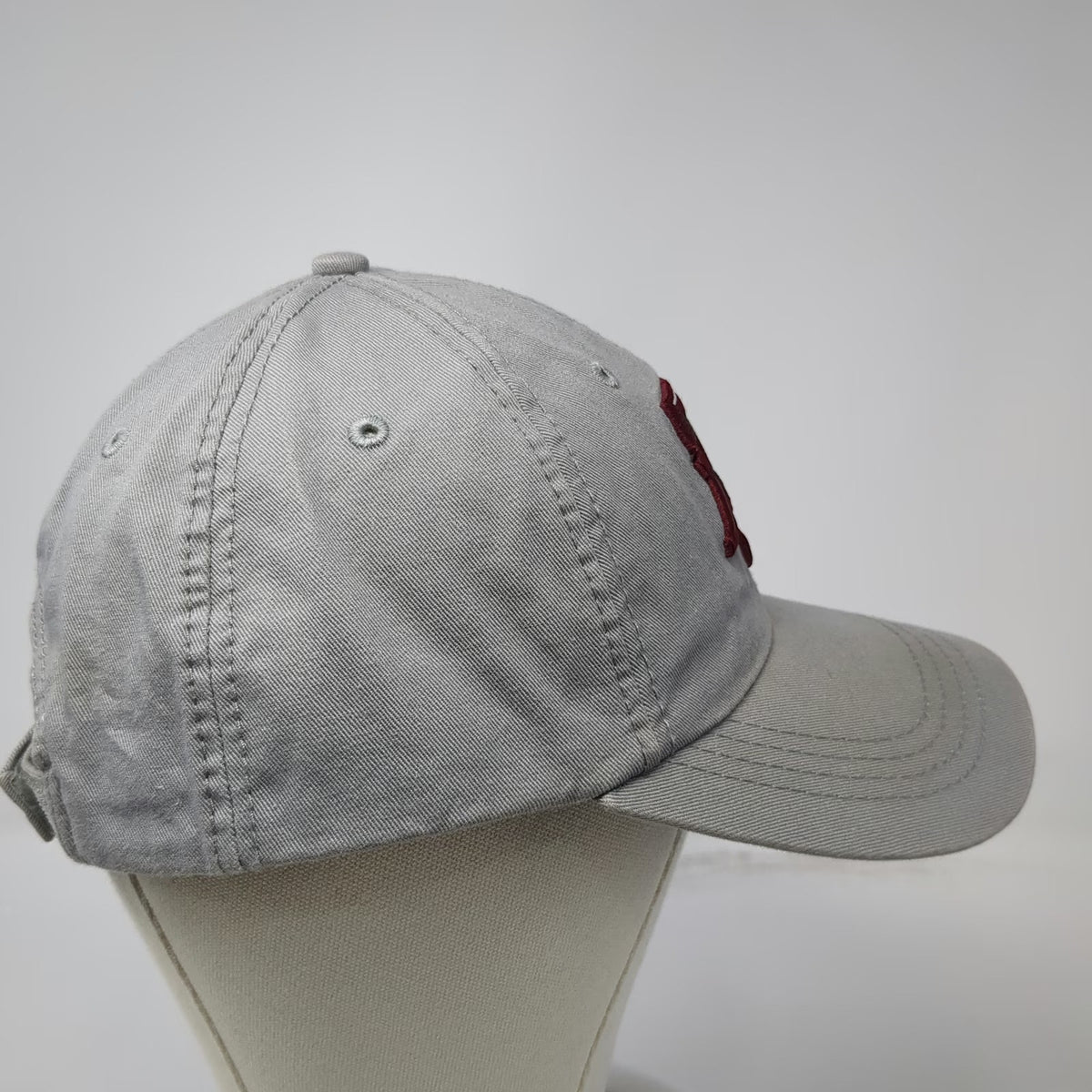 Texas A&M Aggies NCAA CC Creations Cap Hat Gray One Size Strapback ATM Red Logo