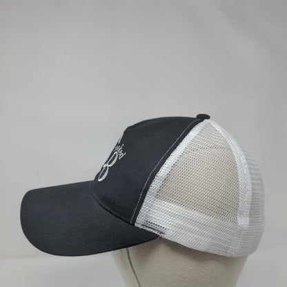 Crooked 8 Snapback Mesh Back Trucker Hat Black One Size Cap America