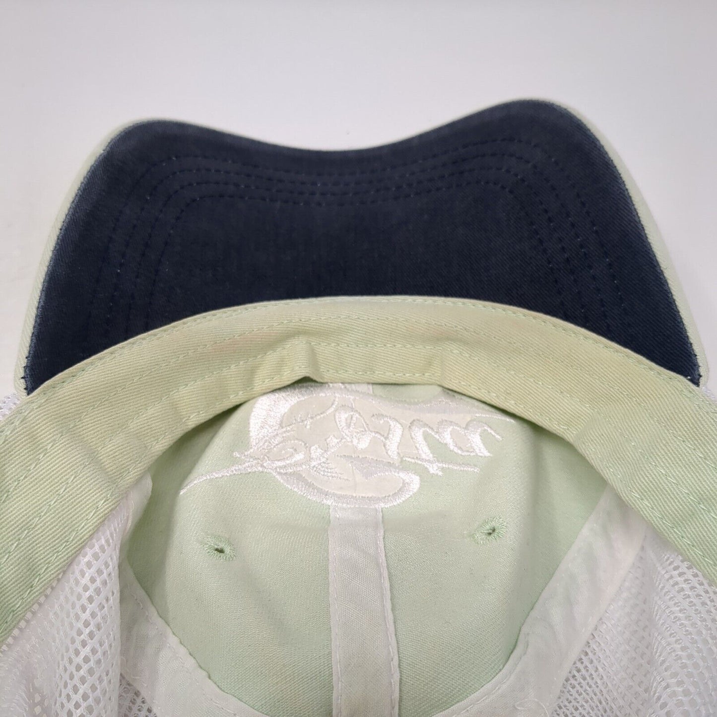 Costa Del Mar Snapback Mesh Back Trucker Hat Green One Size Embroidered