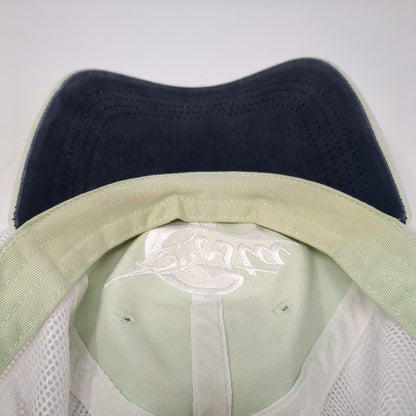 Costa Del Mar Snapback Mesh Back Trucker Hat Green One Size Embroidered