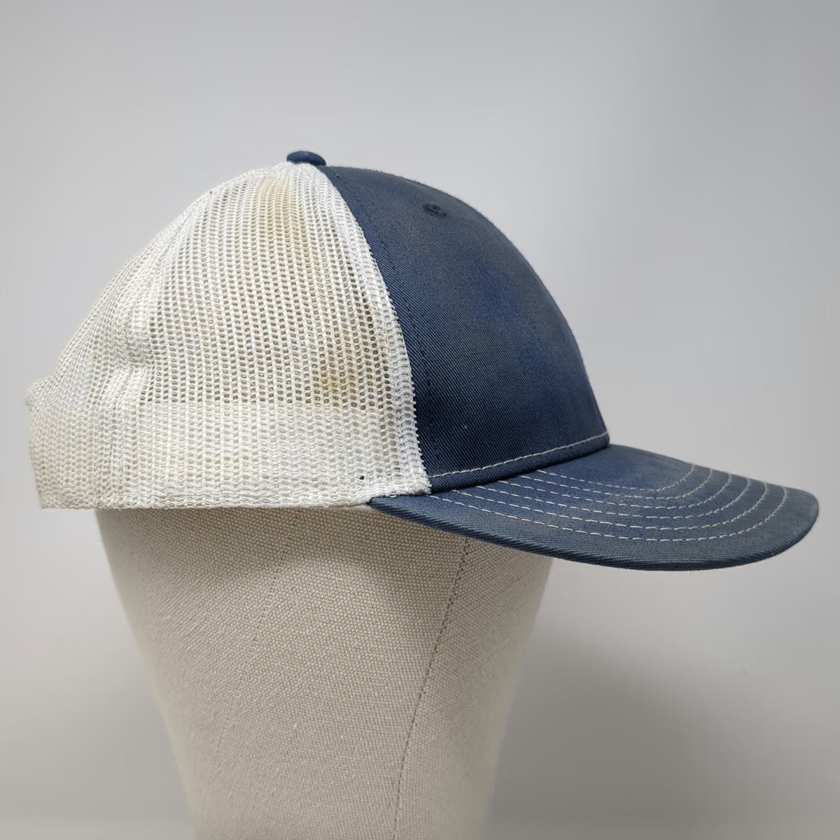 Cap America Trucker Hat Blue One Size Pentair Pool Snapback Mesh Back Service
