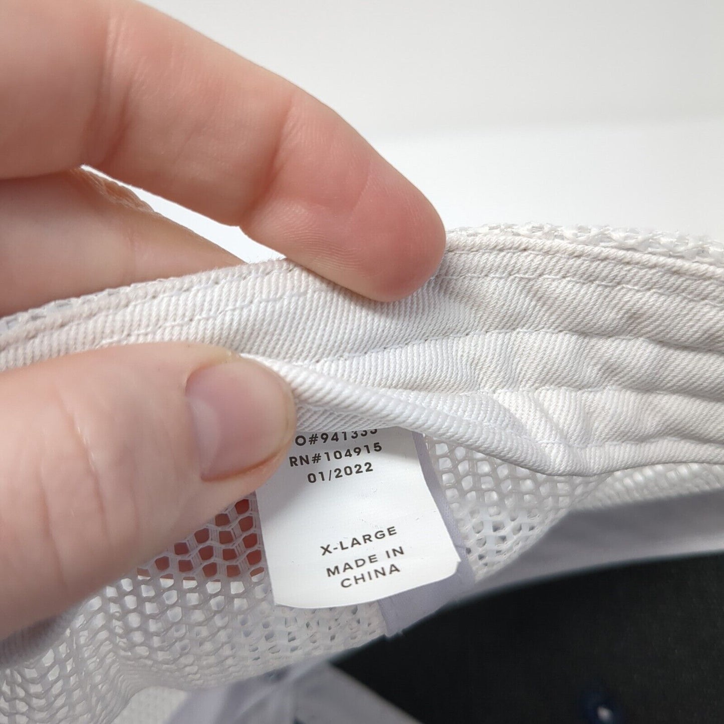 Denny Dennis Sporting Goods Snapback Trucker Hat Blue XL Mesh Back