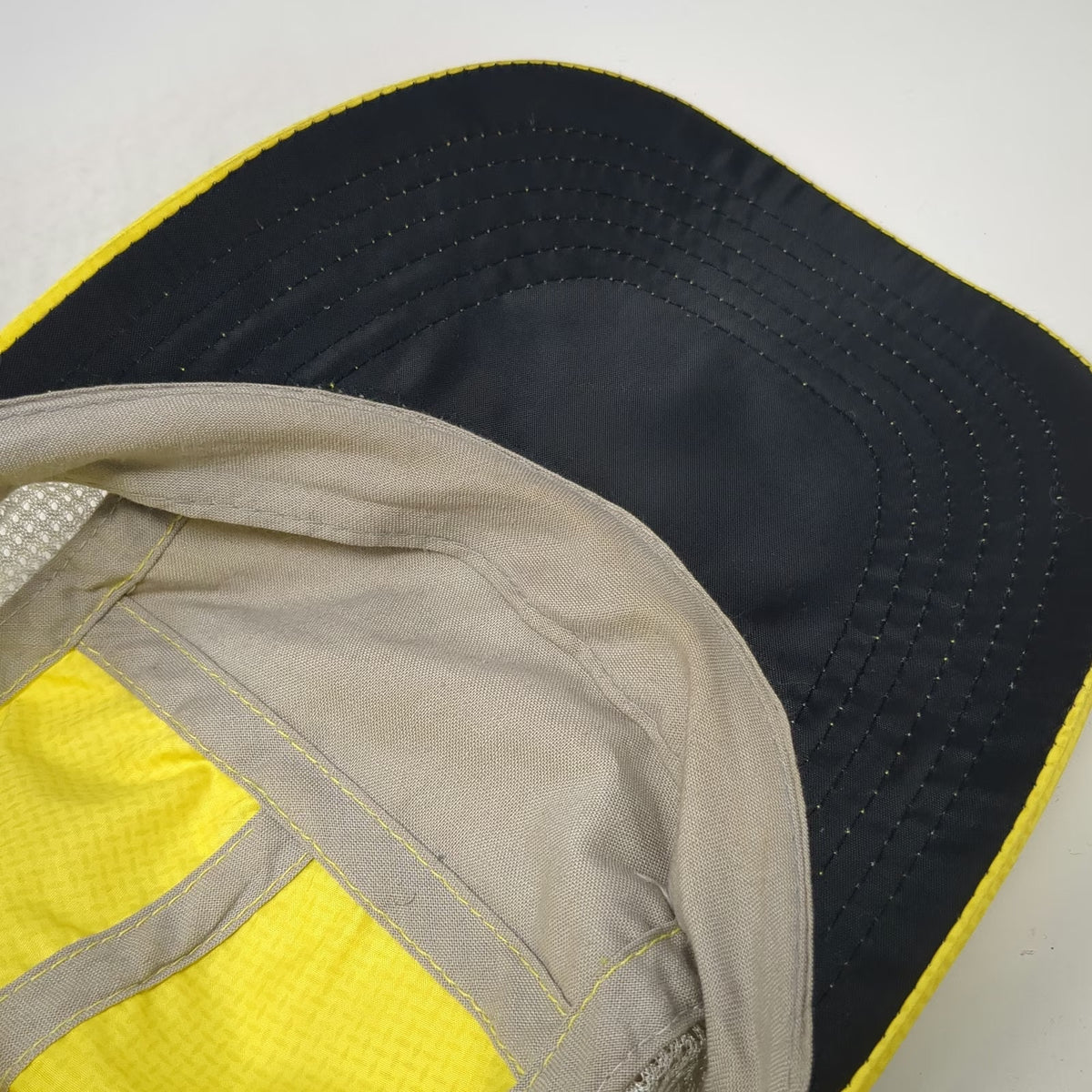illumiNITE 5 Panel Yellow OSFM Hat Reflective Mesh Adjustable Strapback Running