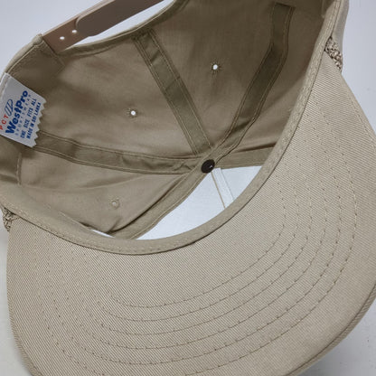WestPro 5 Panel Beige One Size Snapback Hat Lock-N-Load Thimet 20G Rope Brim