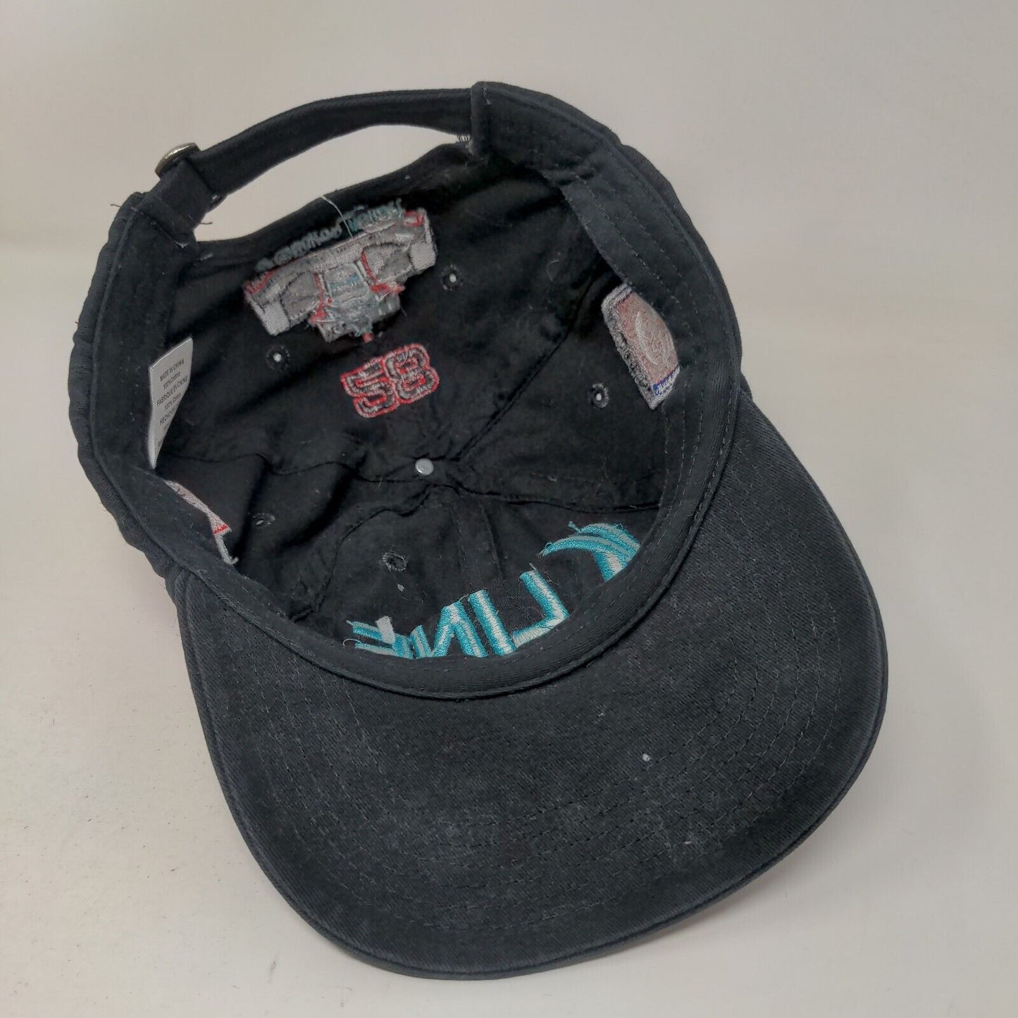 Head Shots Mens Slideback Hat Black OSFM K Line Dalton Kellet Andretti #28 Logos