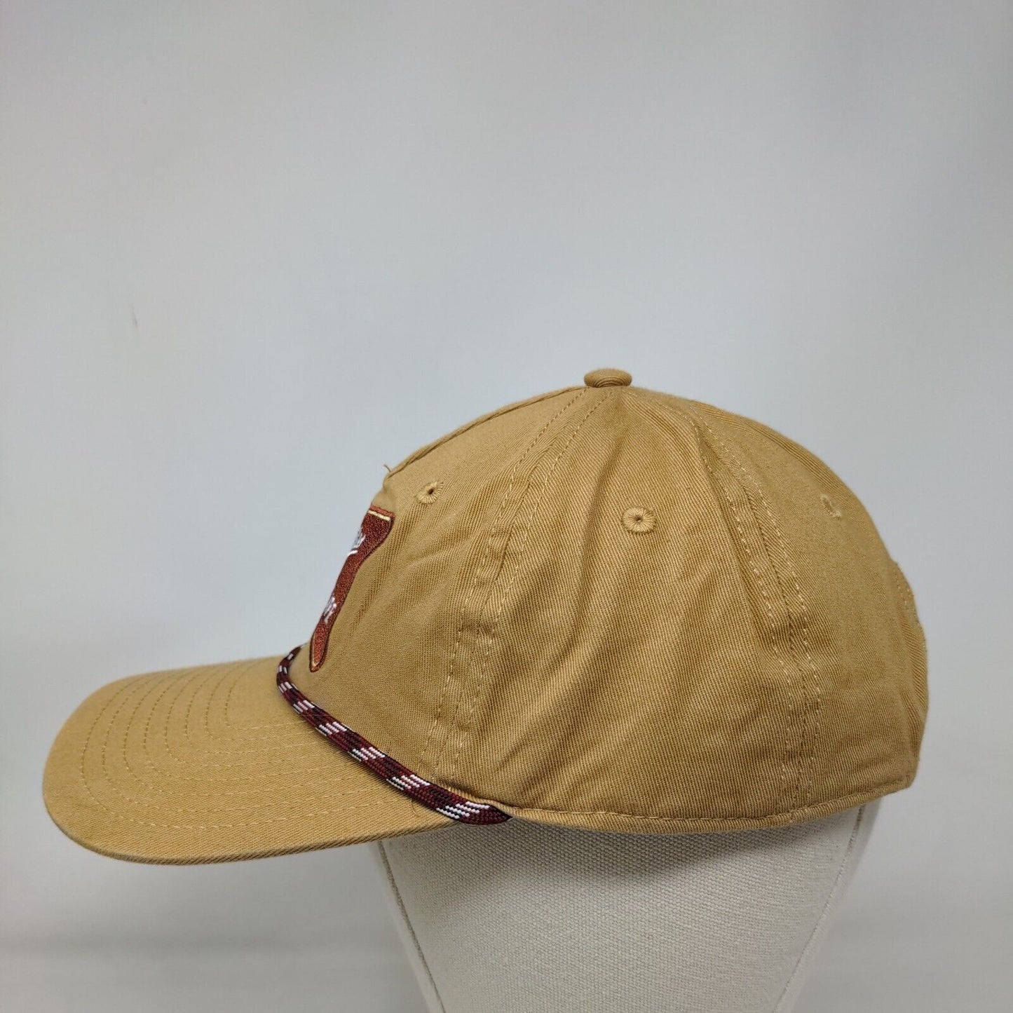 Miller High Life Snapback Rope Hat Tan One Size Embroidered Mad Engine