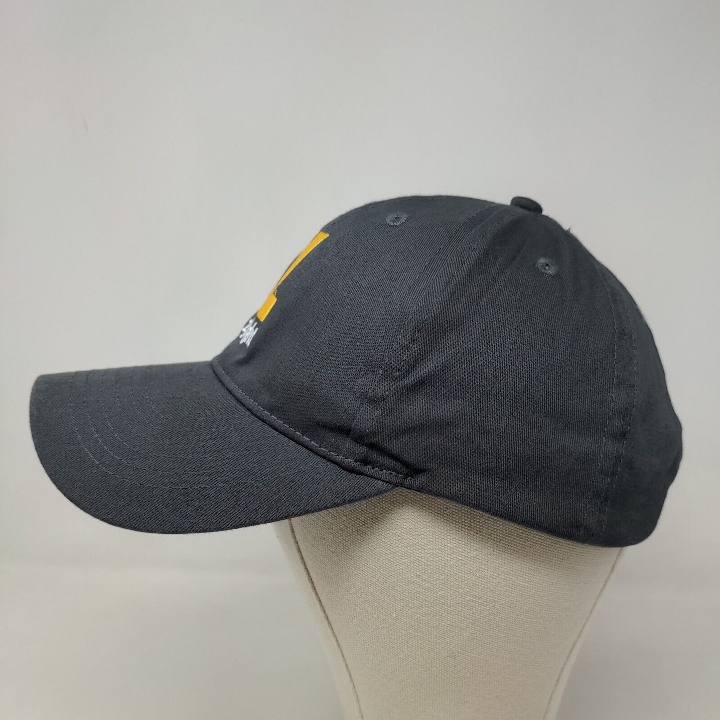 Sportsman Men's Strapback Hat Gray Adjustable Embroidered Zylight Logo Cotton