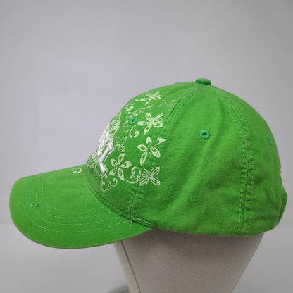 Cruel Girl Strapback Hat Green One Size Adjustable Embroidered 6 Panel
