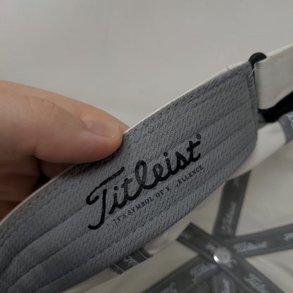 Titleist Strapback Hat White One Size Adjustable Embroidered 6 Panel