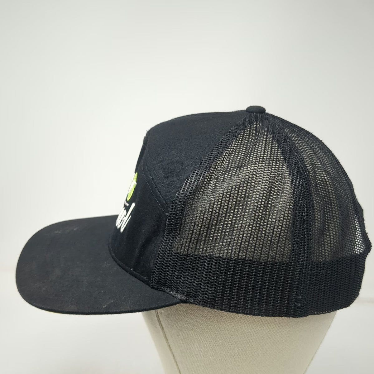 509 Trucker Hat Black One Size Non Ethanol Fueling Your Passion Mesh Snapback