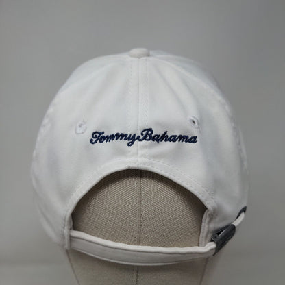 Patriotic Flower Slideback Hat White One Size Embroidered 6 Panel Tommy Bahama