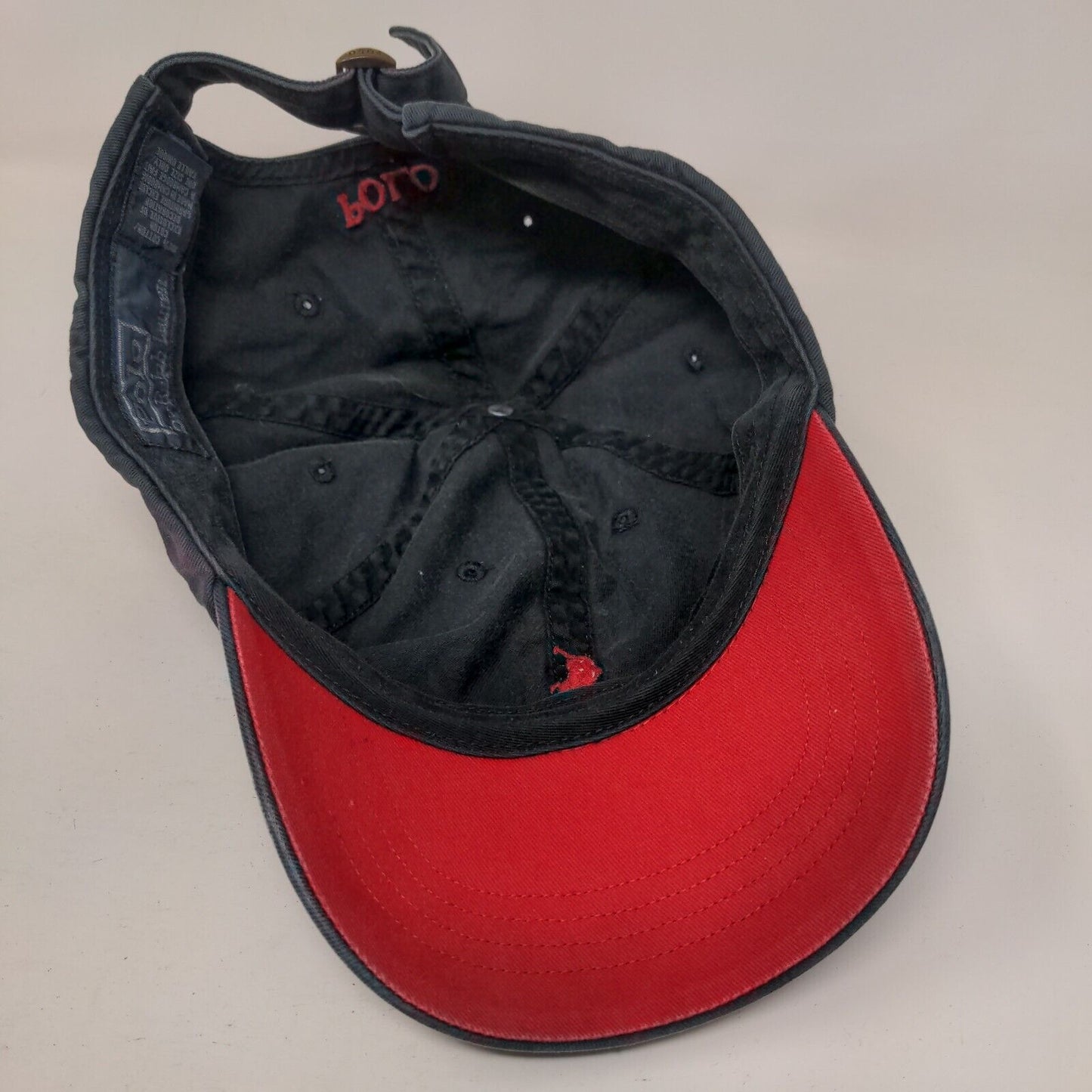 Polo Ralph Lauren Slideback Hat Blue One Size Adjustable Embroidered Pony Cotton