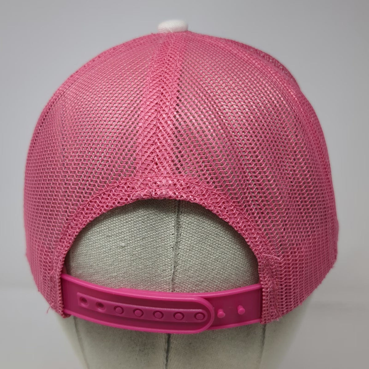 Bass Pro Shops Trucker Hat Pink One Size Mesh Snapback Bass Fish Graphic