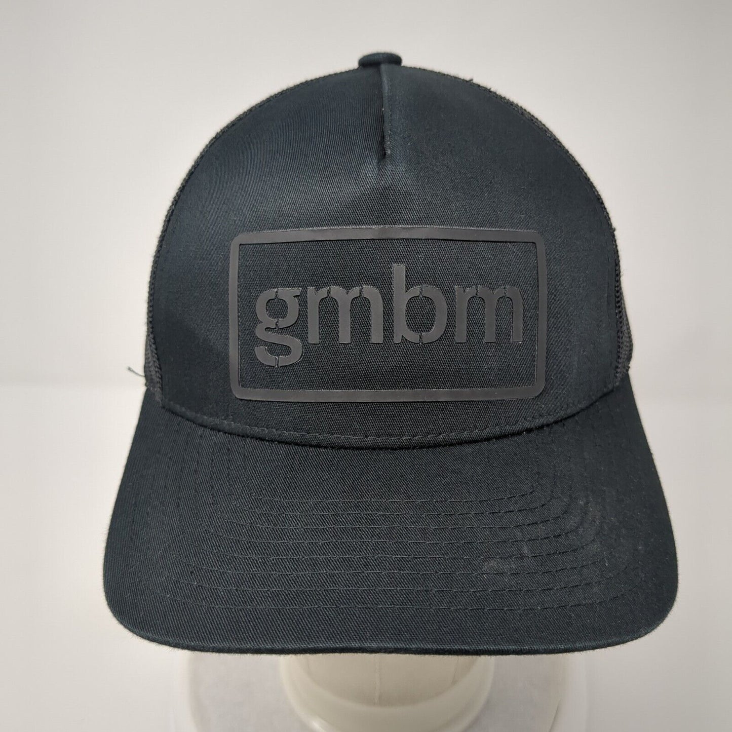 GMBM Snapback Mesh Back Trucker Hat Black One Size The Classics Yupoong