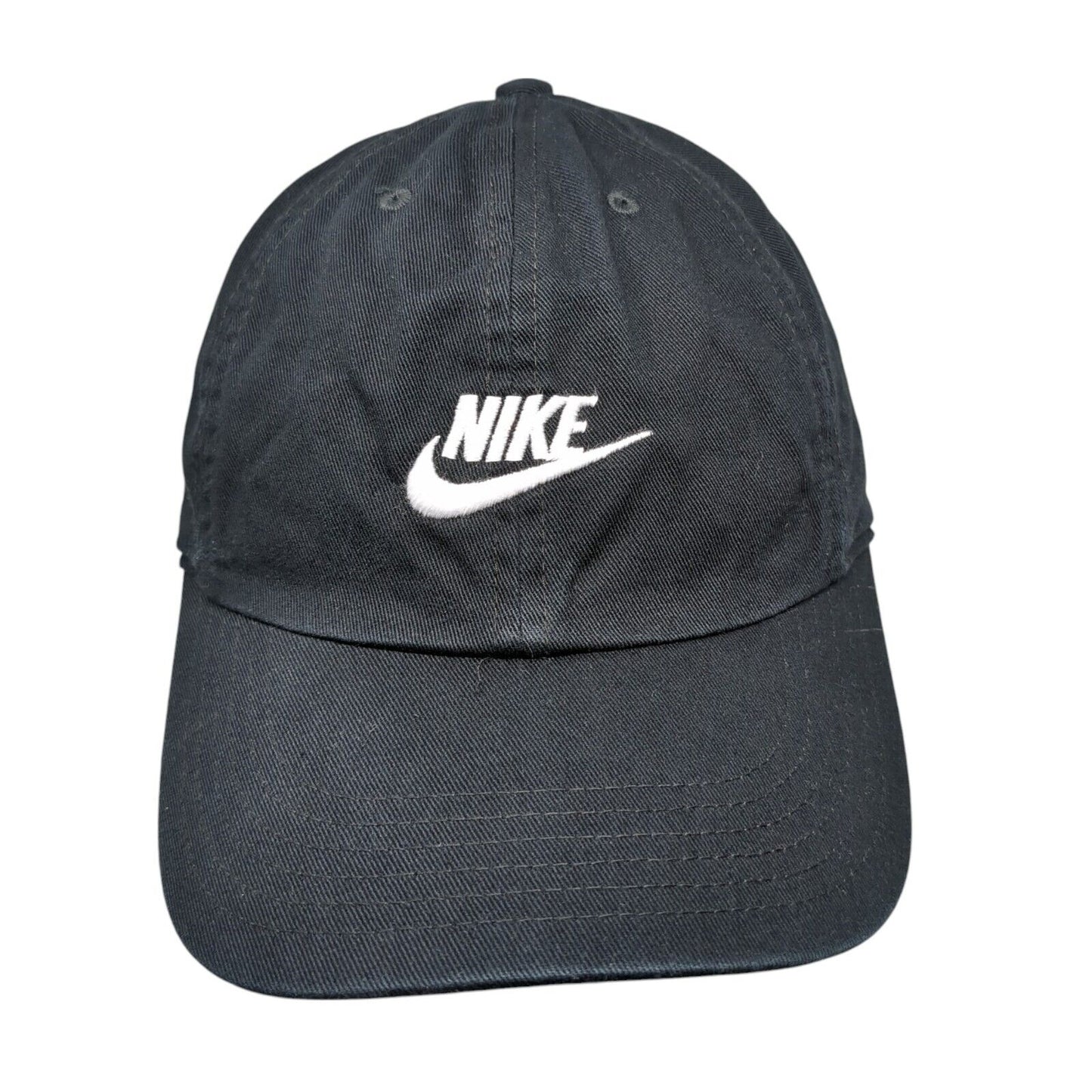 Nike Slideback Hat Black OSFA Adjustable Embroidered Swoosh Heritage86