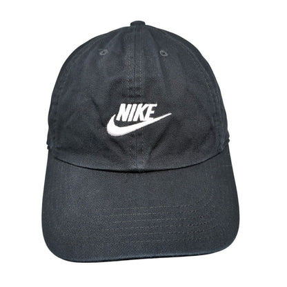 Nike Slideback Hat Black OSFA Adjustable Embroidered Swoosh Heritage86