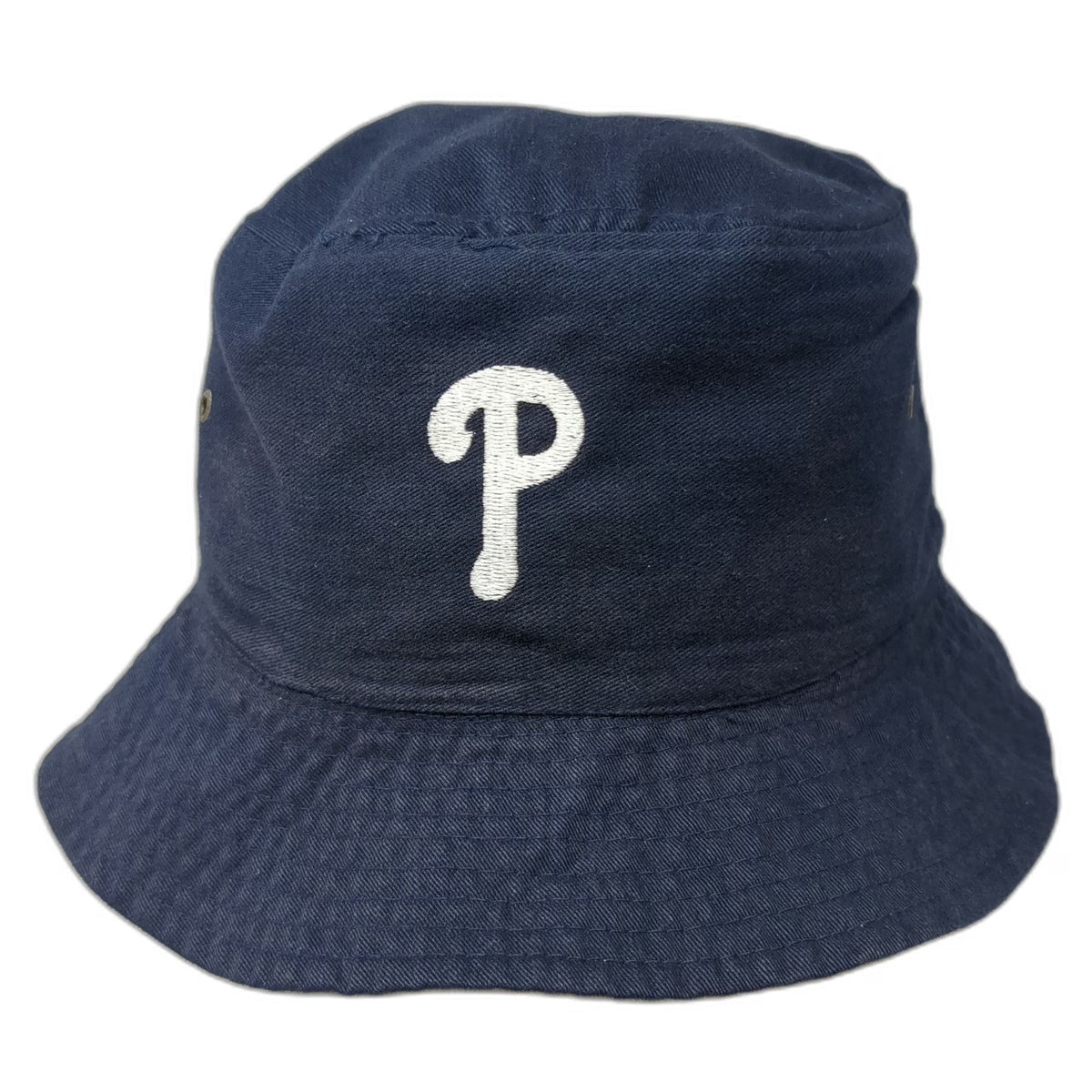 Philadelphia Phillies Reversible Bucket Hat Blue Beige One Size Embroidered P