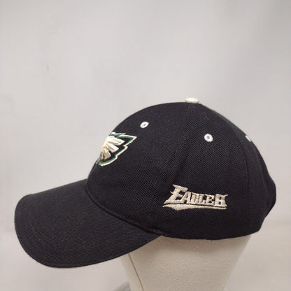 Philadelpia Eagles Strapback Hat Black Adjustable Embroidered Logo NFL