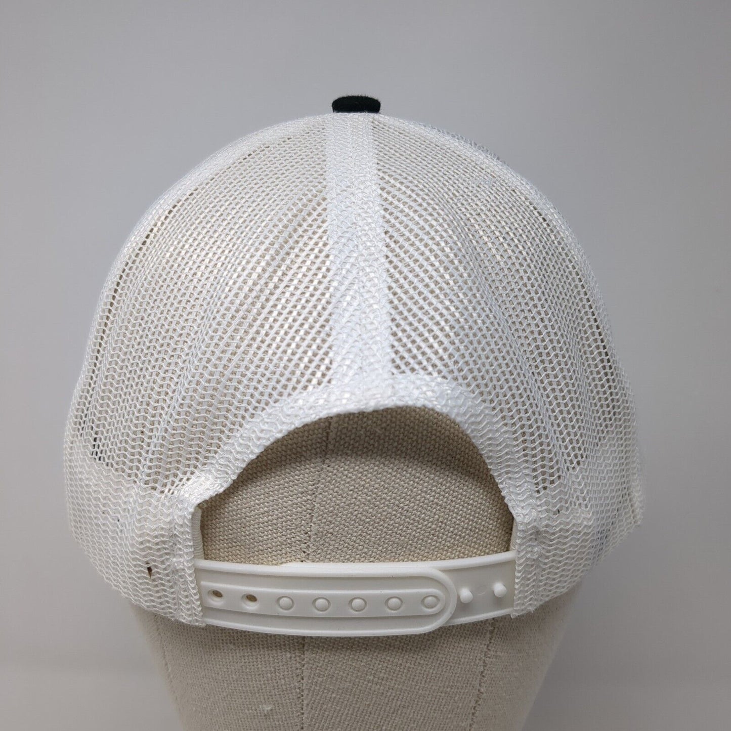 Overland Armament Snapback Trucker Hat Black One Size Mesh Back