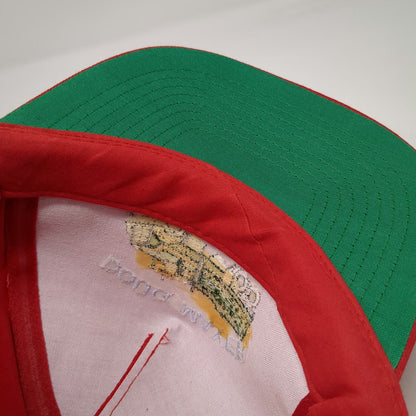 KC 5 Panel Red One Size Snapback Doug Mayer Trucking Rupert ID Green Brim Hat