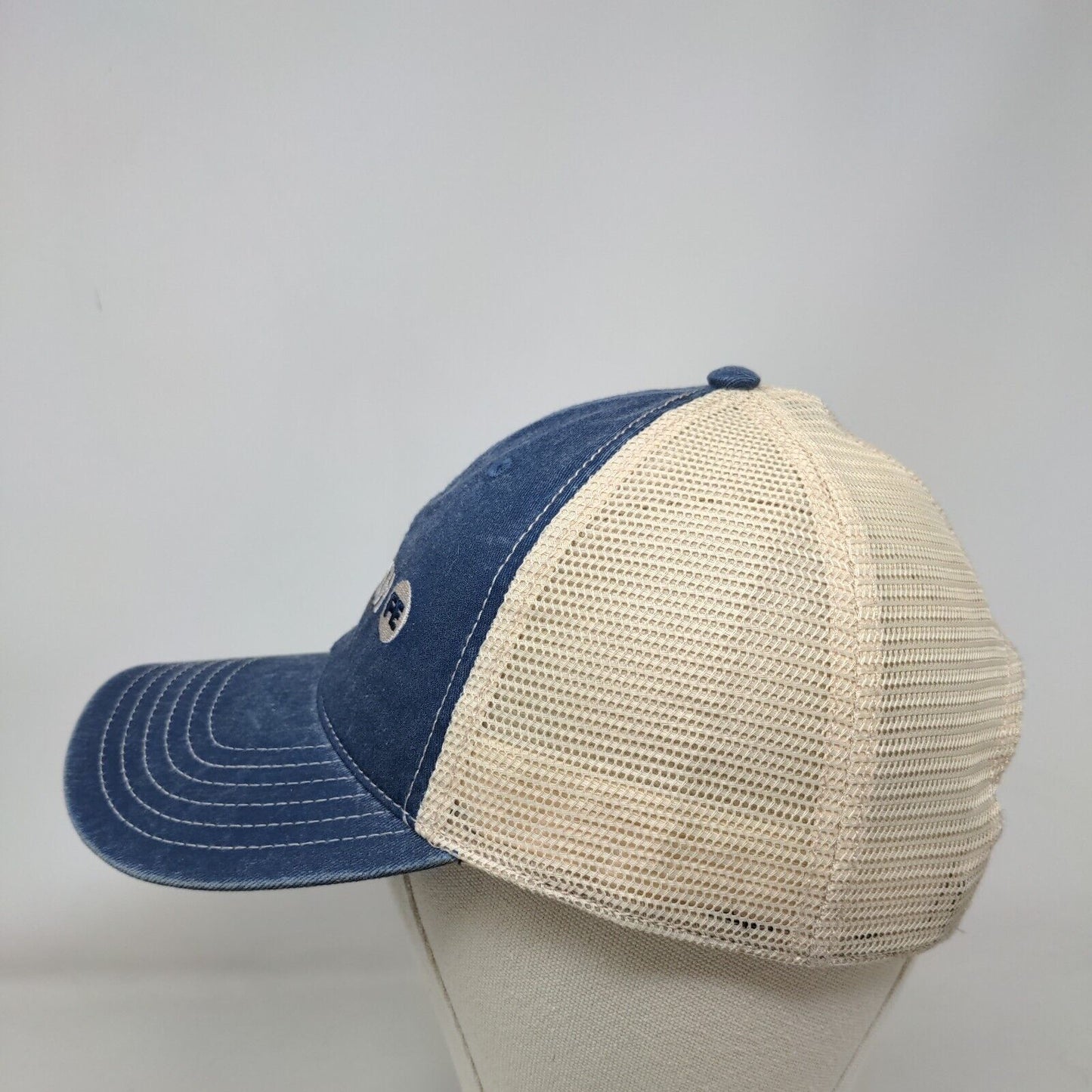 Chemsearch FE Snapback Trucker Hat Blue One Size Mesh Back Cap America