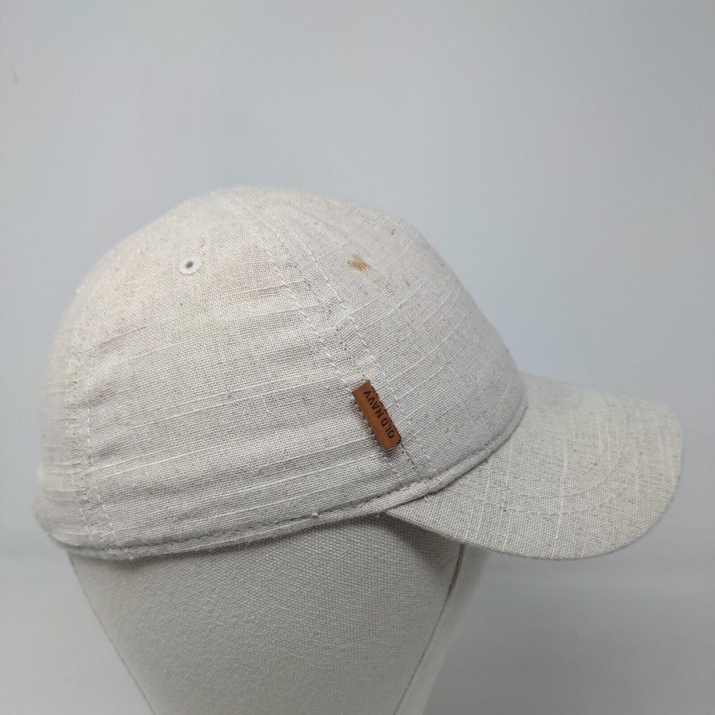 Old Navy Boys Stretchy Hat Tan Size M Blank Poly Cotton Linen Blend