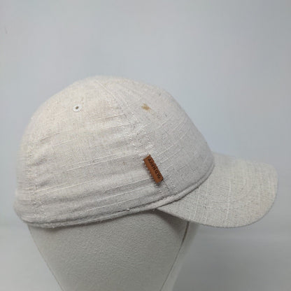 Old Navy Boys Stretchy Hat Tan Size M Blank Poly Cotton Linen Blend