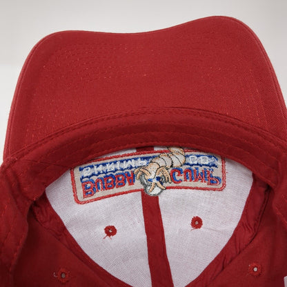 Bubba Gump Shrimp Co. Snapback Hat Red OS Adjustable Embroidered 6 Panel