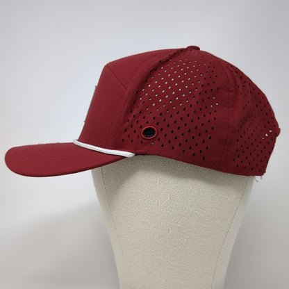 Six Hats Trucker Hat Red One Size Rope Laser Cut Snapback Thirst Project Arrows