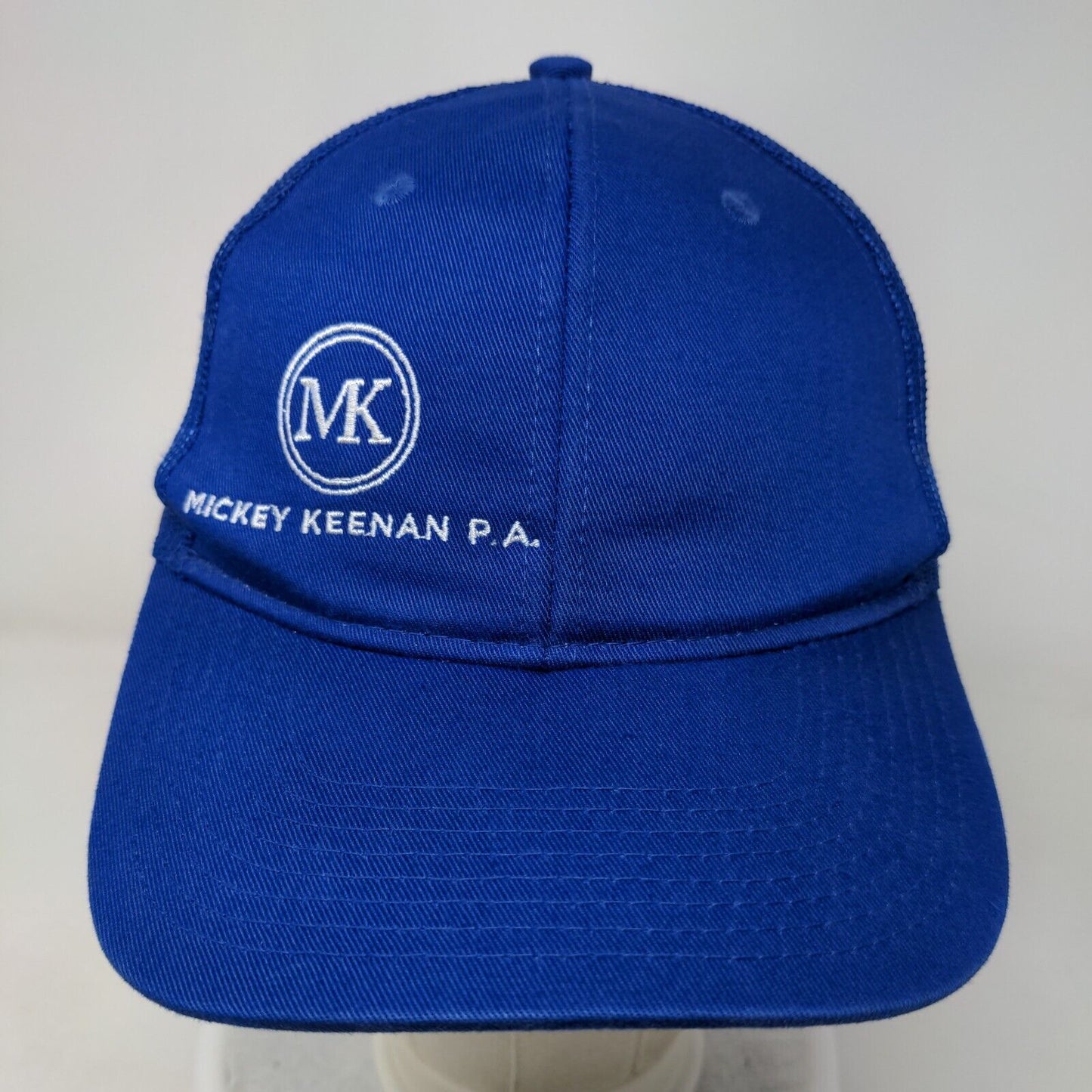 Mickey Keenan PA Snapback Mesh Back Trucker Hat Blue One Size Port Authority