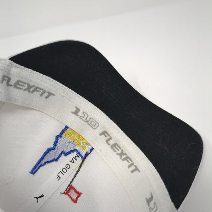 Idaho Open Snapback Golf Hat White One Size Flexfit 110 Puma 6 Panel