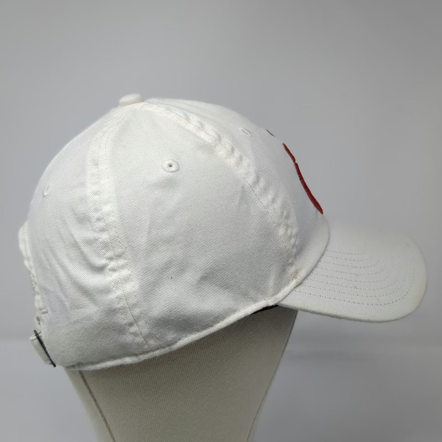 Washington State Cougars NCAA Nike Cap White One Size Dri-FIT Strapback Hat Logo